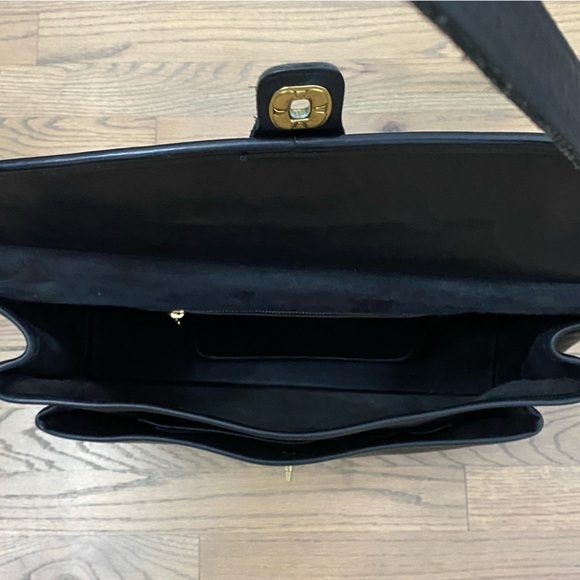 Coach Vintage Beekman Black Leather Briefcase - Style #5266 - Picture 9 of 17